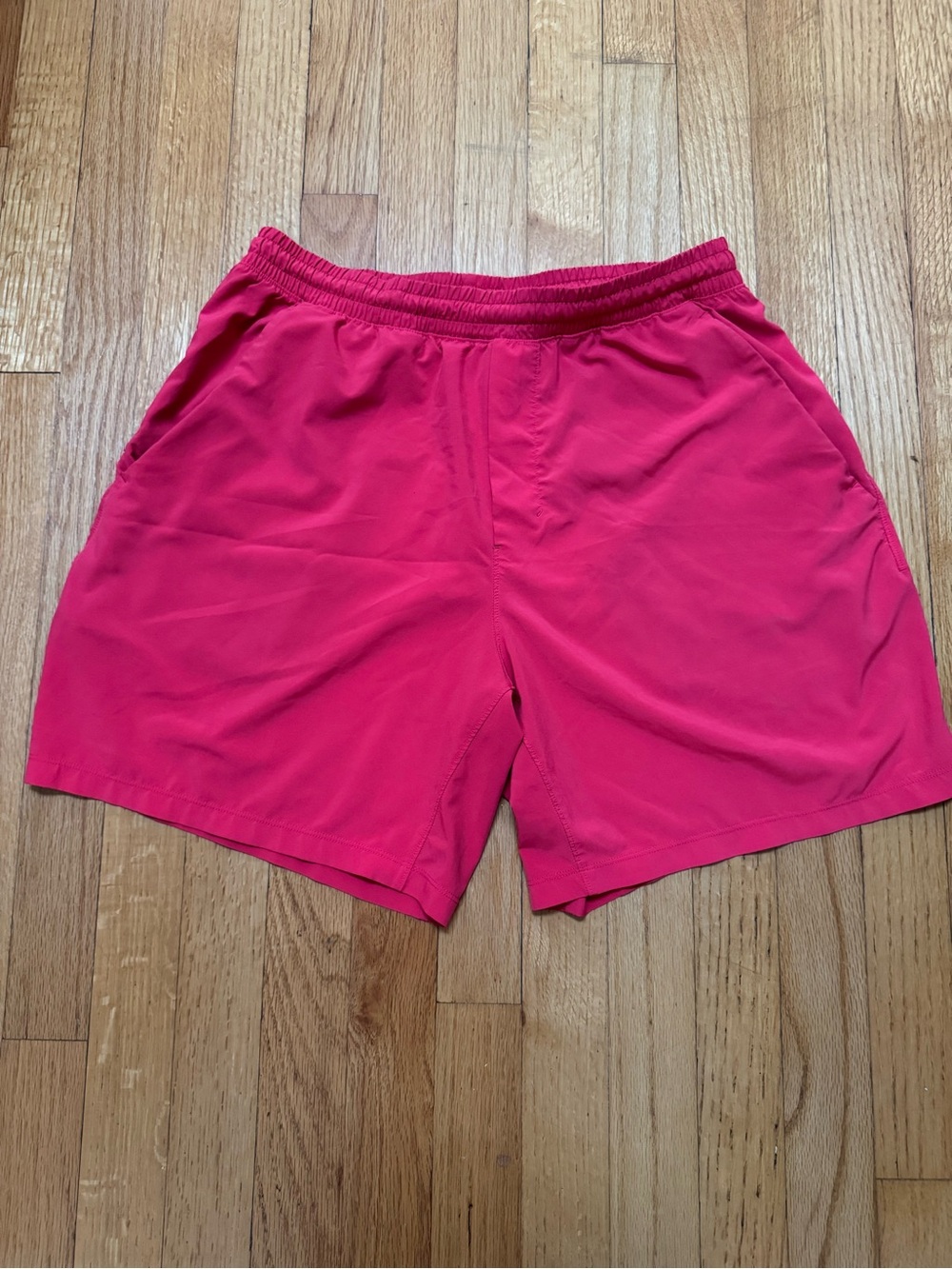Men’s Lululemon Athletic Running Shorts Red Size Small Athleisure Gorpcore